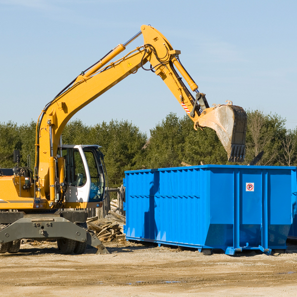 are there any restrictions on where a residential dumpster can be placed in San Leon